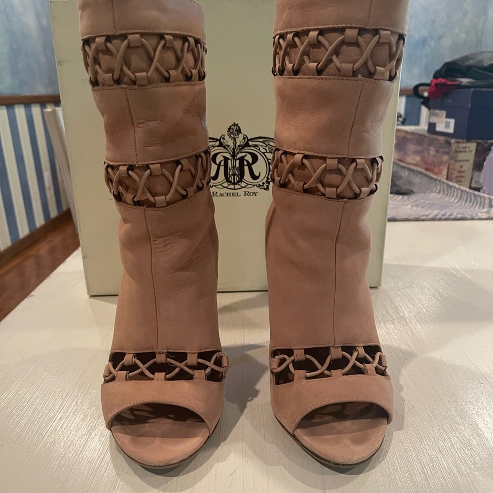 Rachel Roy nubuck boot.